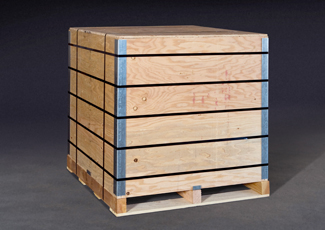 cost-efficient wood bulk bin from IWI International Wood Industries